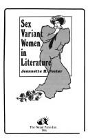 Jeannette H. Foster: Sex variant women in literature (1985, Naiad Press)