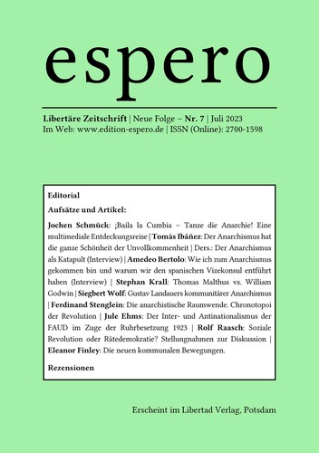 Jochen Knoblauch, Markus Henning, Rolf Raasch, Jochen Schmück: espero 7 (EBook, German language, 2023, Libertad Verlag)